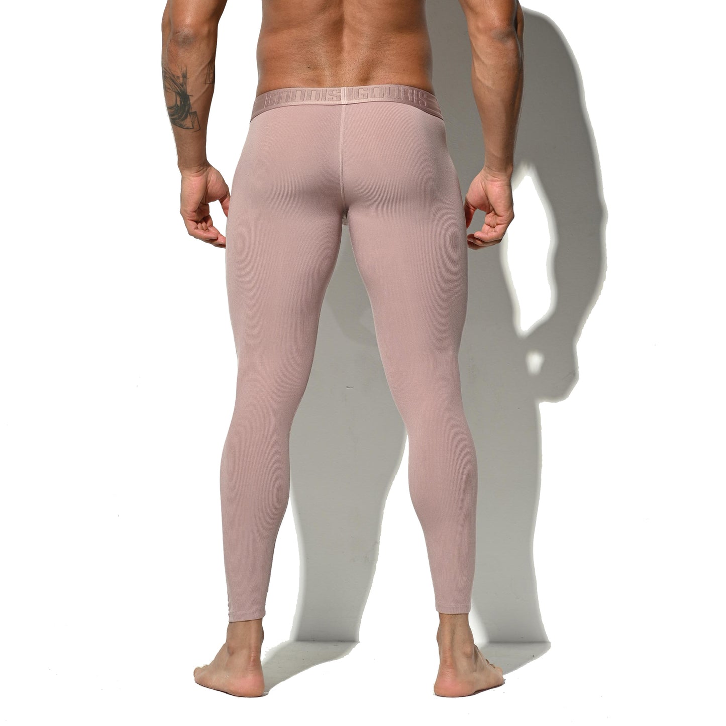 Men's Winter Warm Ribbed Soft Modal Thermal Long Johns  Fitted Tights No Underwear Required Underpants  U1112