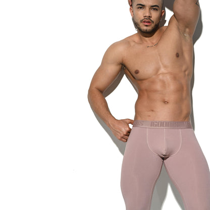 Men's Winter Warm Ribbed Soft Modal Thermal Long Johns  Fitted Tights No Underwear Required Underpants  U1112