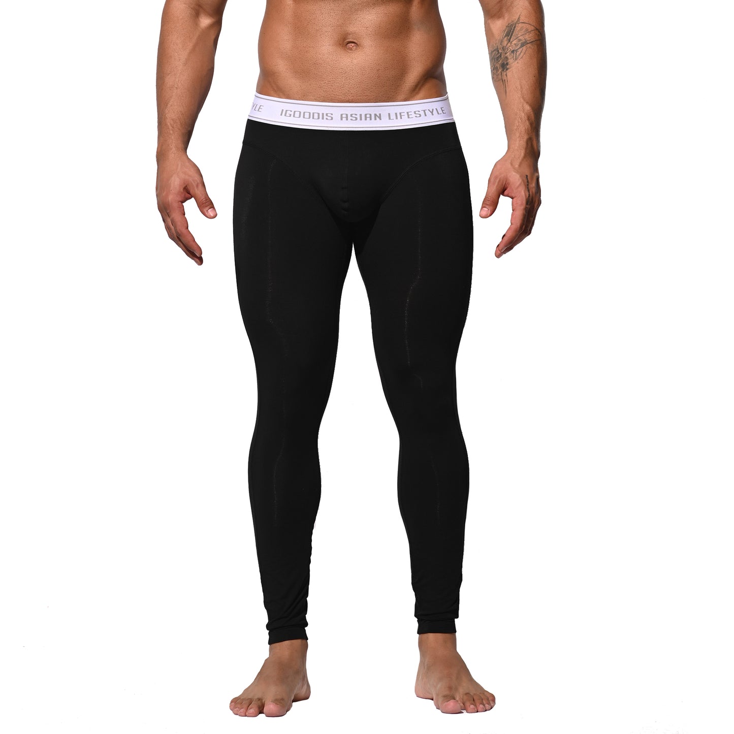 Men's Winter Warm Modal Thermal Long Johns - Fitted Tights No Underwear Required Soft Underpants  U1232