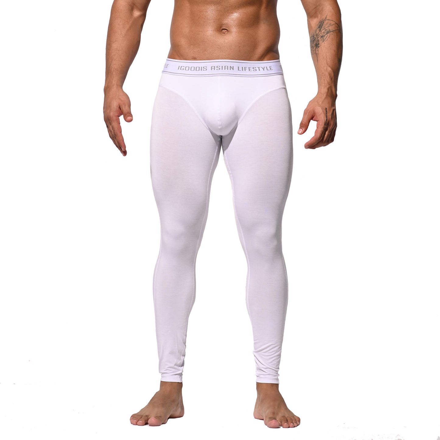 Men's Winter Warm Modal Thermal Long Johns - Fitted Tights No Underwear Required Soft Underpants  U1232