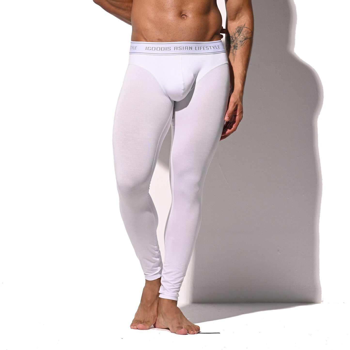 Men's Winter Warm Modal Thermal Long Johns - Fitted Tights No Underwear Required Soft Underpants  U1232