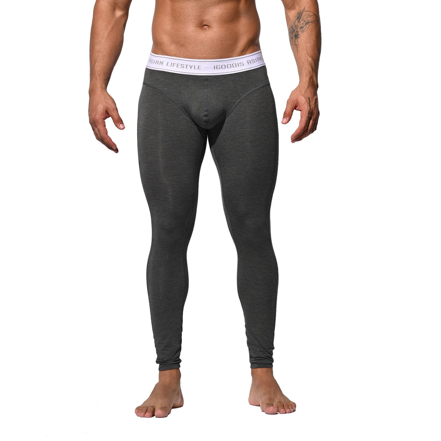 Men's Winter Warm Modal Thermal Long Johns - Fitted Tights No Underwear Required Soft Underpants  U1232