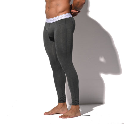Men's Winter Warm Modal Thermal Long Johns - Fitted Tights No Underwear Required Soft Underpants  U1232