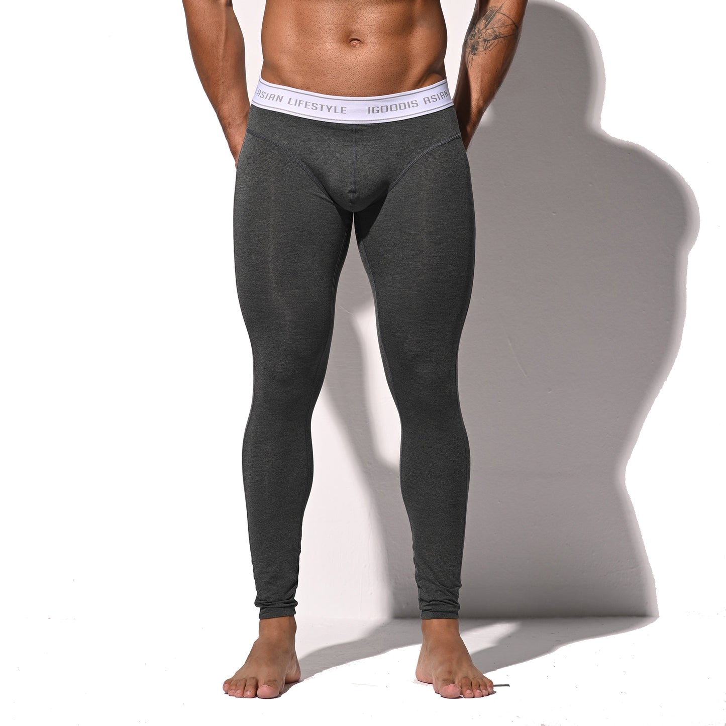 Men's Winter Warm Modal Thermal Long Johns - Fitted Tights No Underwear Required Soft Underpants  U1232