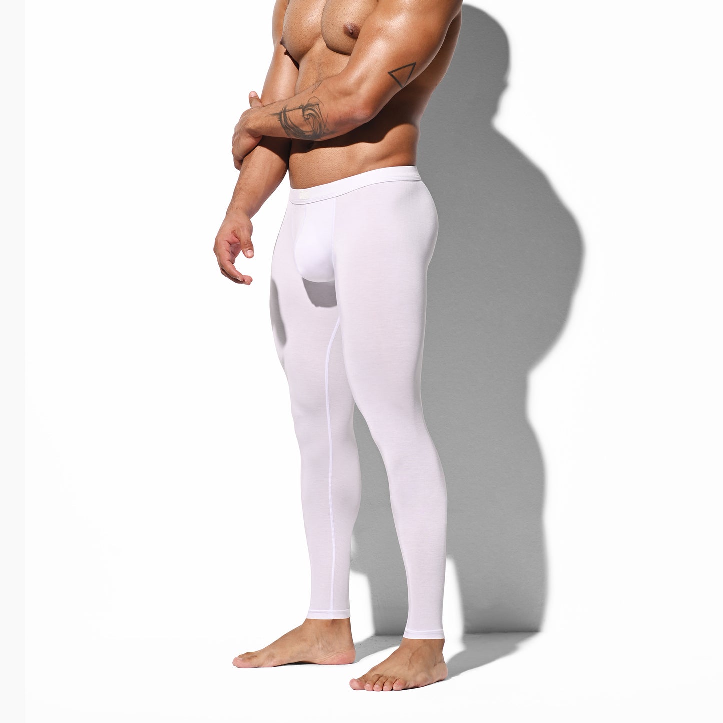 Men's Winter Thermal Base Layer Pants - Modal Soft Fabric, Warm Non-Pilling Inner Wear for Cold Days  U1534