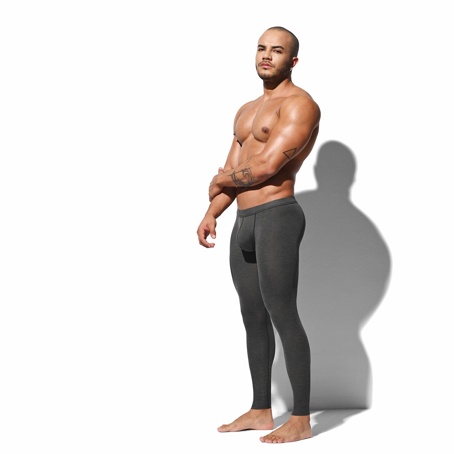 Men's Winter Thermal Base Layer Pants - Modal Soft Fabric, Warm Non-Pilling Inner Wear for Cold Days  U1534