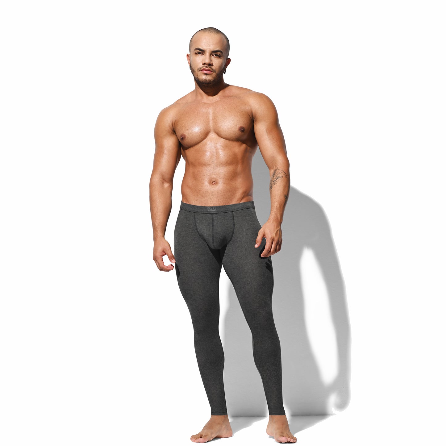 Men's Winter Thermal Base Layer Pants - Modal Soft Fabric, Warm Non-Pilling Inner Wear for Cold Days  U1534