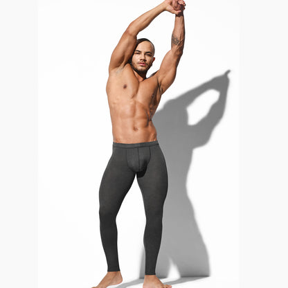 Men's Winter Thermal Base Layer Pants - Modal Soft Fabric, Warm Non-Pilling Inner Wear for Cold Days  U1534