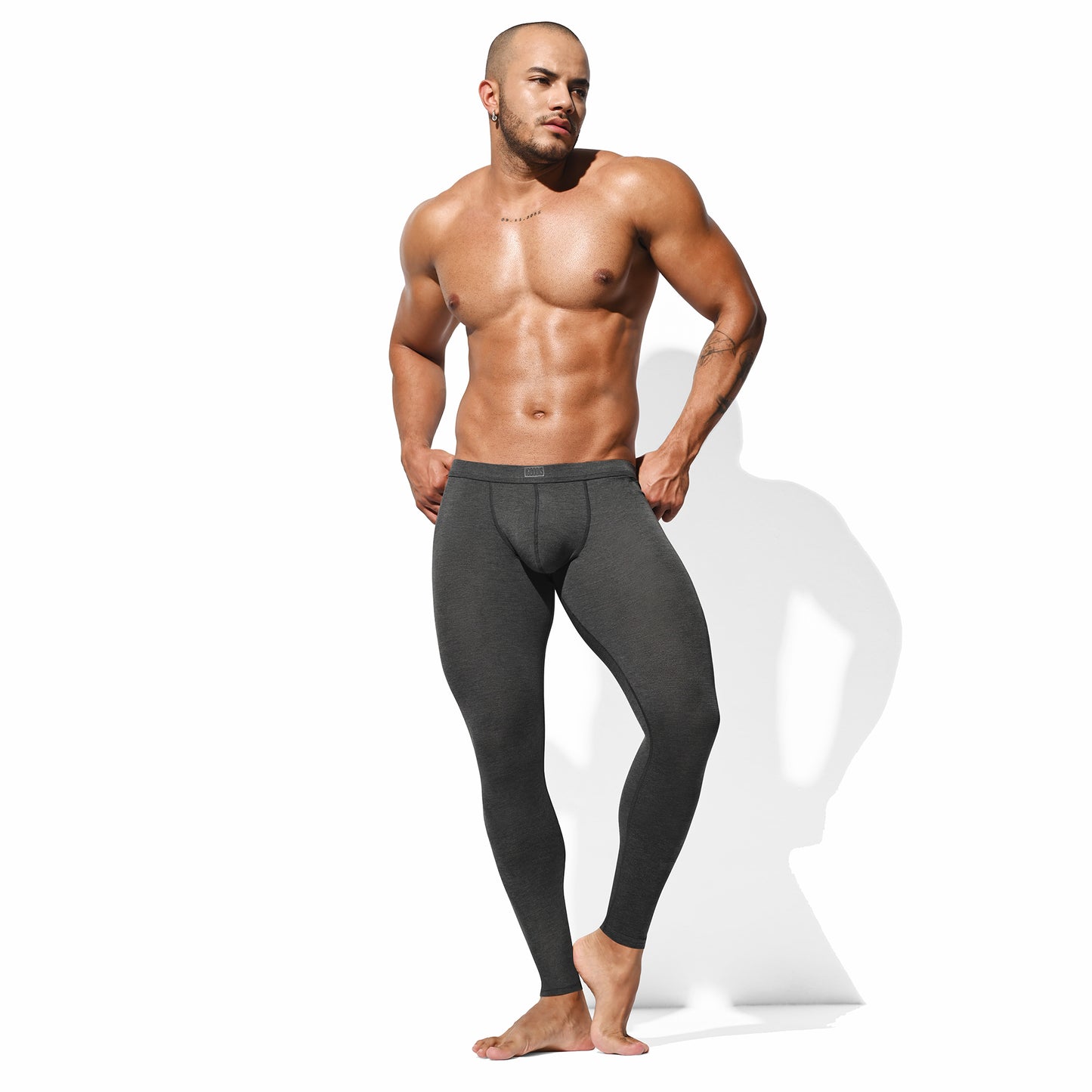 Men's Winter Thermal Base Layer Pants - Modal Soft Fabric, Warm Non-Pilling Inner Wear for Cold Days  U1534
