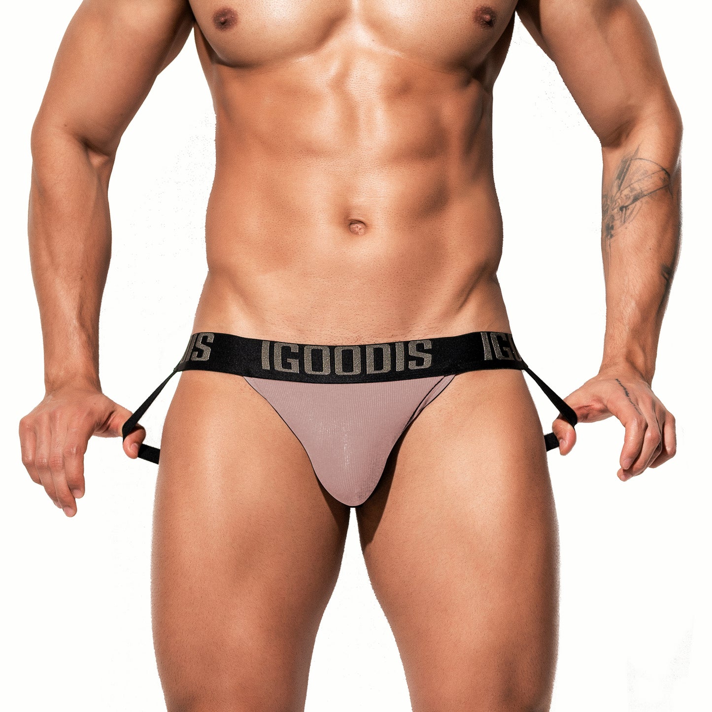 Men's Soft Sexy Thongs  High Elastic Large Pouch Sports  Jockstrap Underwear  U2123