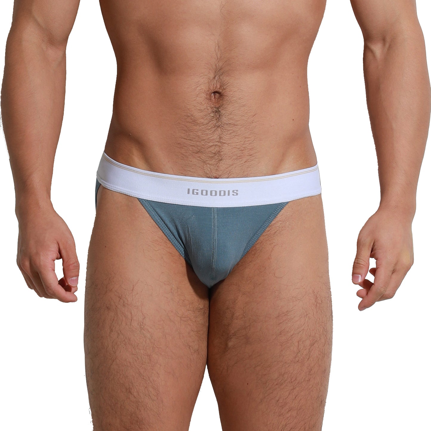 Men's Tagless Men's High-Cut Briefs  Soft Elastic Underwear Breathable Contoured Pouch Comfort U3003