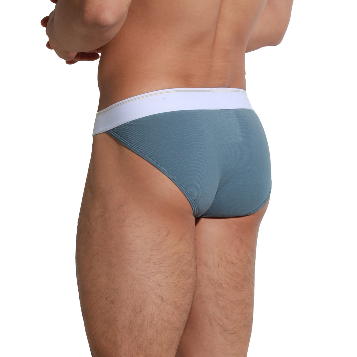 Men's Tagless Men's High-Cut Briefs  Soft Elastic Underwear Breathable Contoured Pouch Comfort U3003