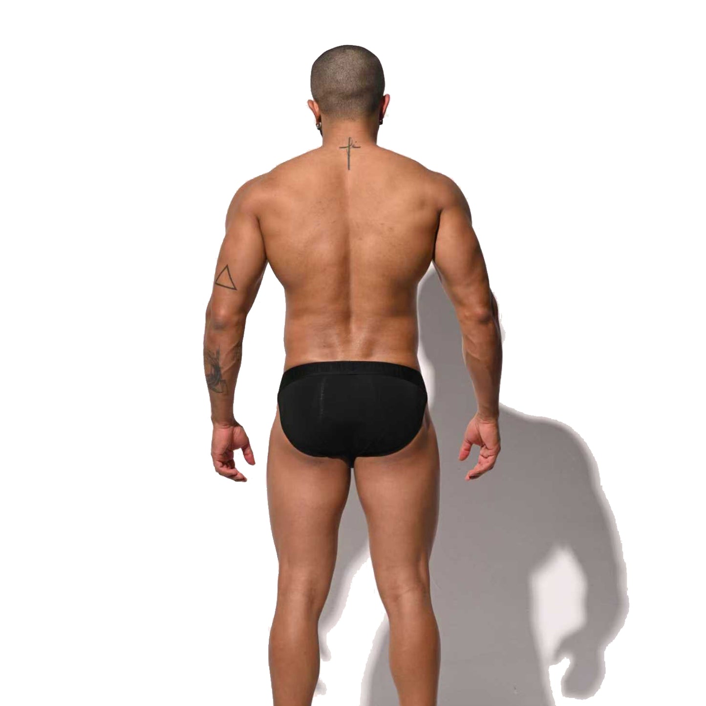 Men's Fitted Athletic Briefs  Ultra Soft High Elastic Lightweight Skin-Friendly Underwear U3103