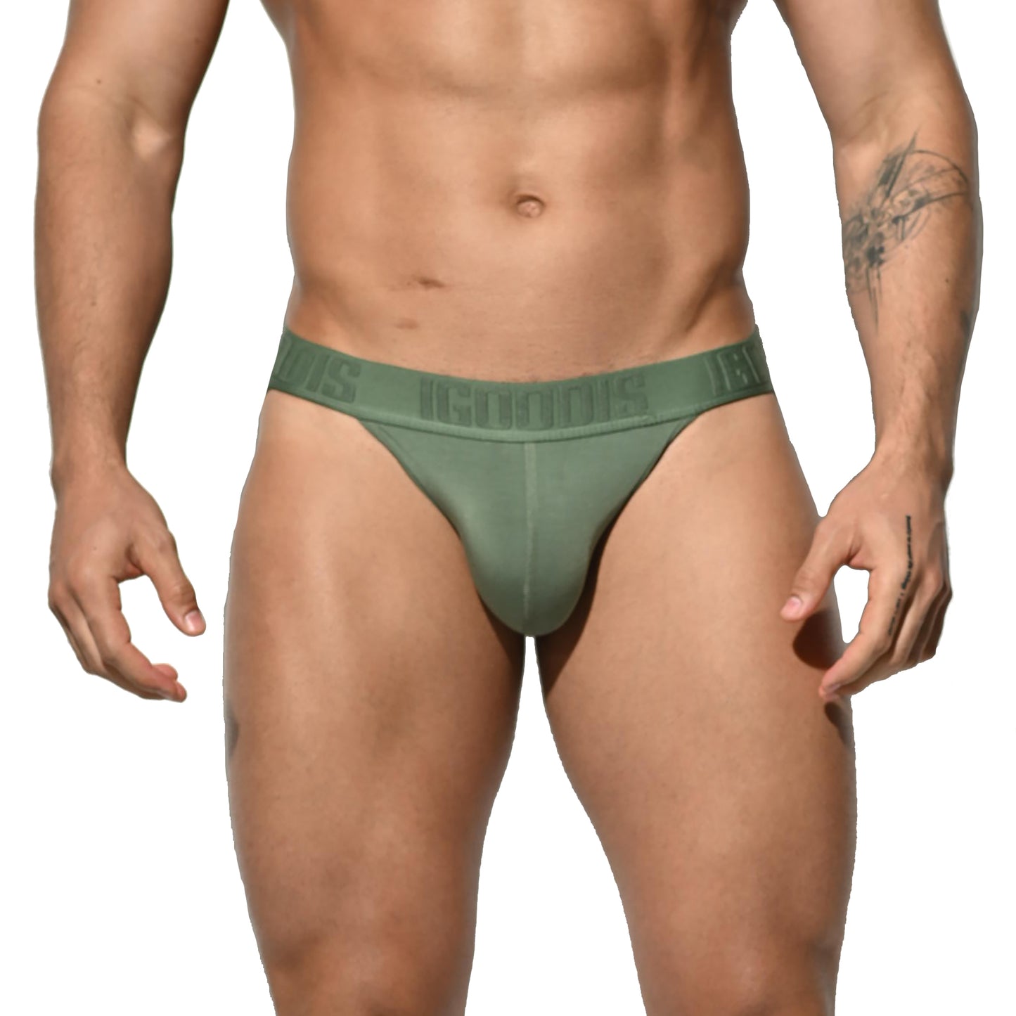 Men's Fitted Athletic Briefs  Ultra Soft High Elastic Lightweight Skin-Friendly Underwear U3103