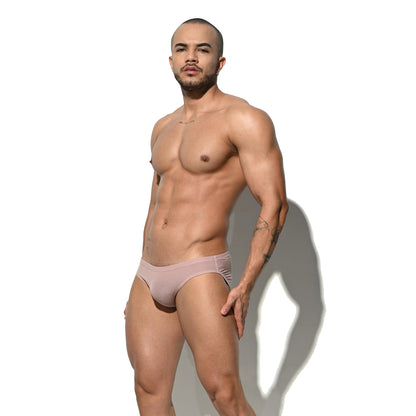 Ultra Soft Fitted Men's Briefs - Narrow Band underwear Elastic Lightweight  U3114