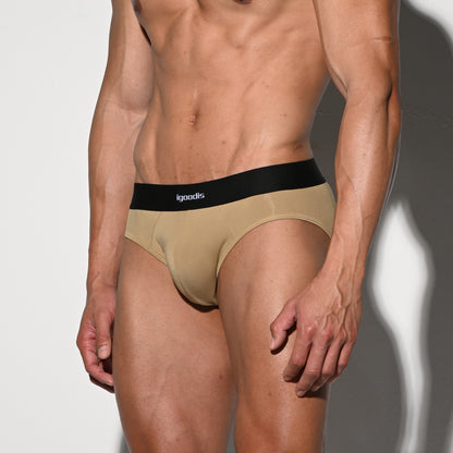 Men's Tagless Low Waist Modal Briefs - Soft Elastic Underwear for All-Day Comfort U3530