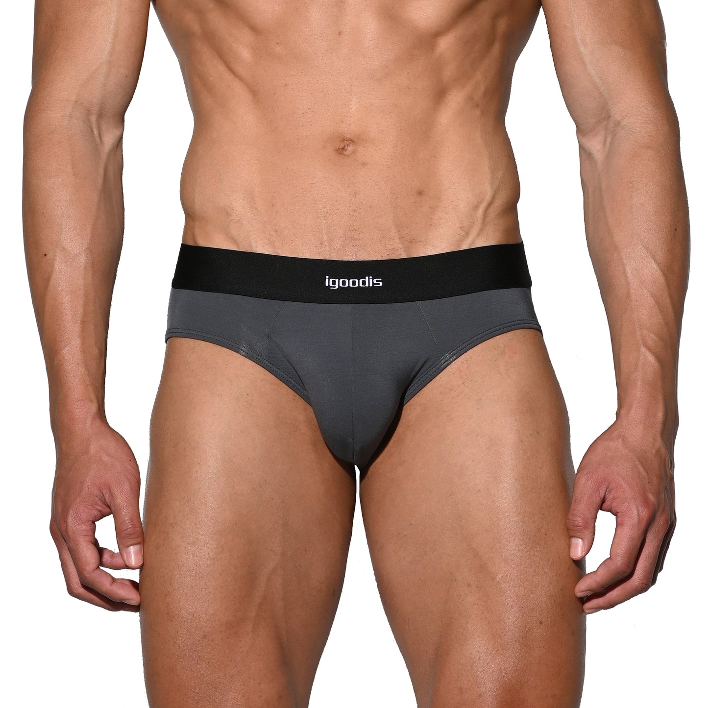 Men's Tagless Low Waist Modal Briefs - Soft Elastic Underwear for All-Day Comfort U3530