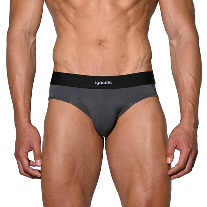 Men's Tagless Low Waist Modal Briefs - Soft Elastic Underwear for All-Day Comfort U3530