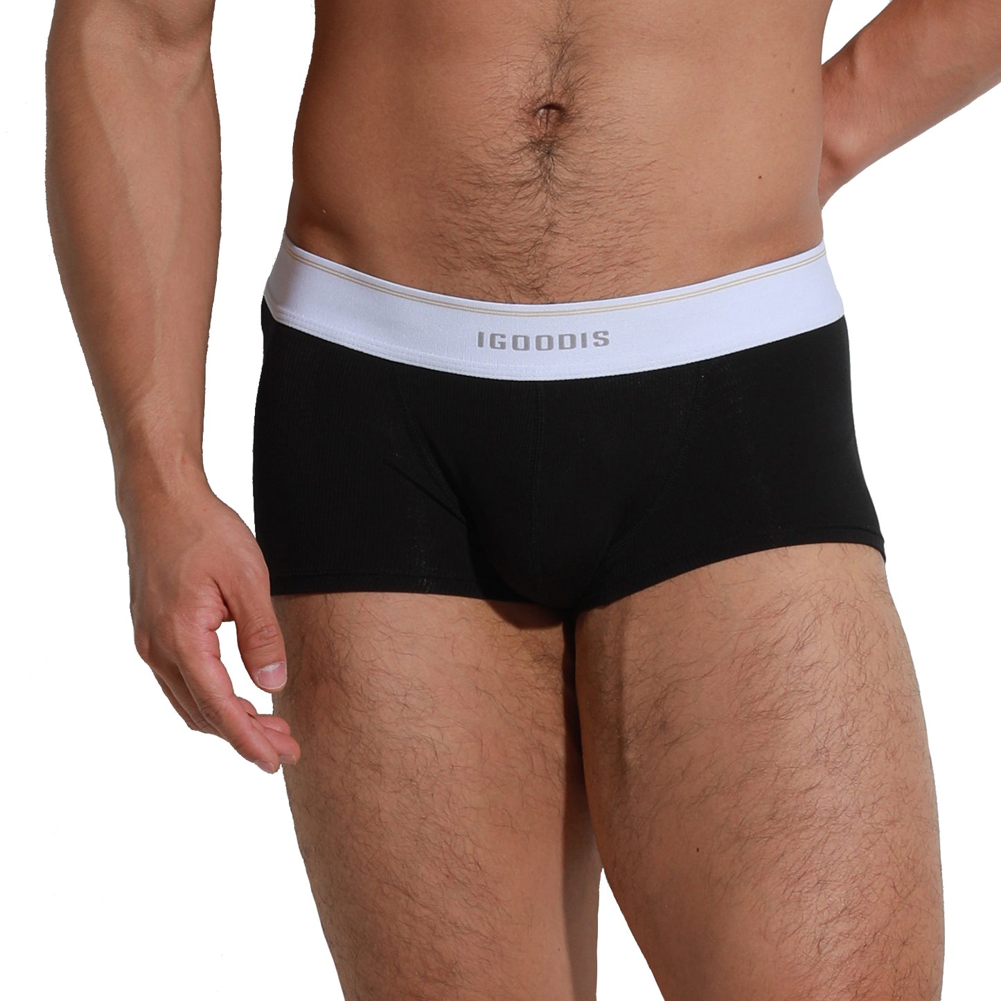 Men's Slim-Fit Underwear - Soft Twill Boxer Briefs   U4003