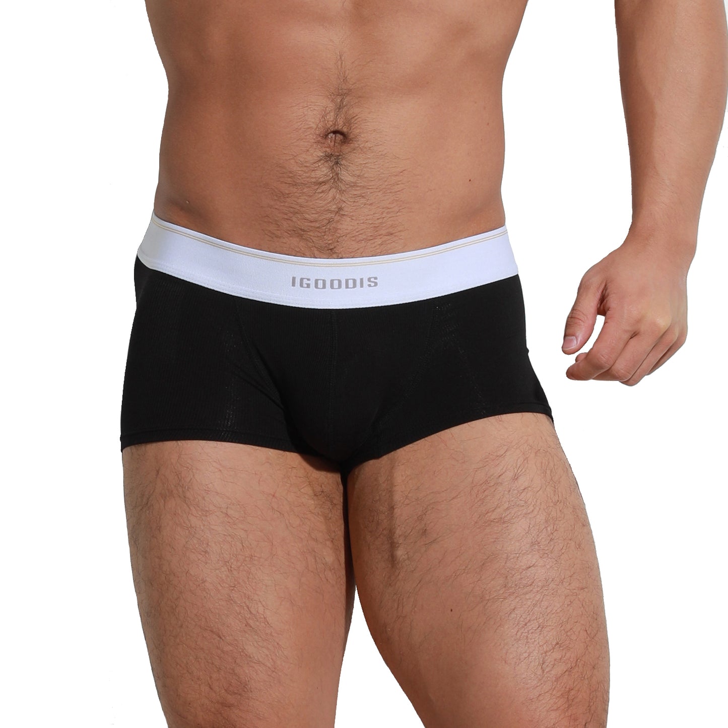 Men's Slim-Fit Underwear - Soft Twill Boxer Briefs   U4003
