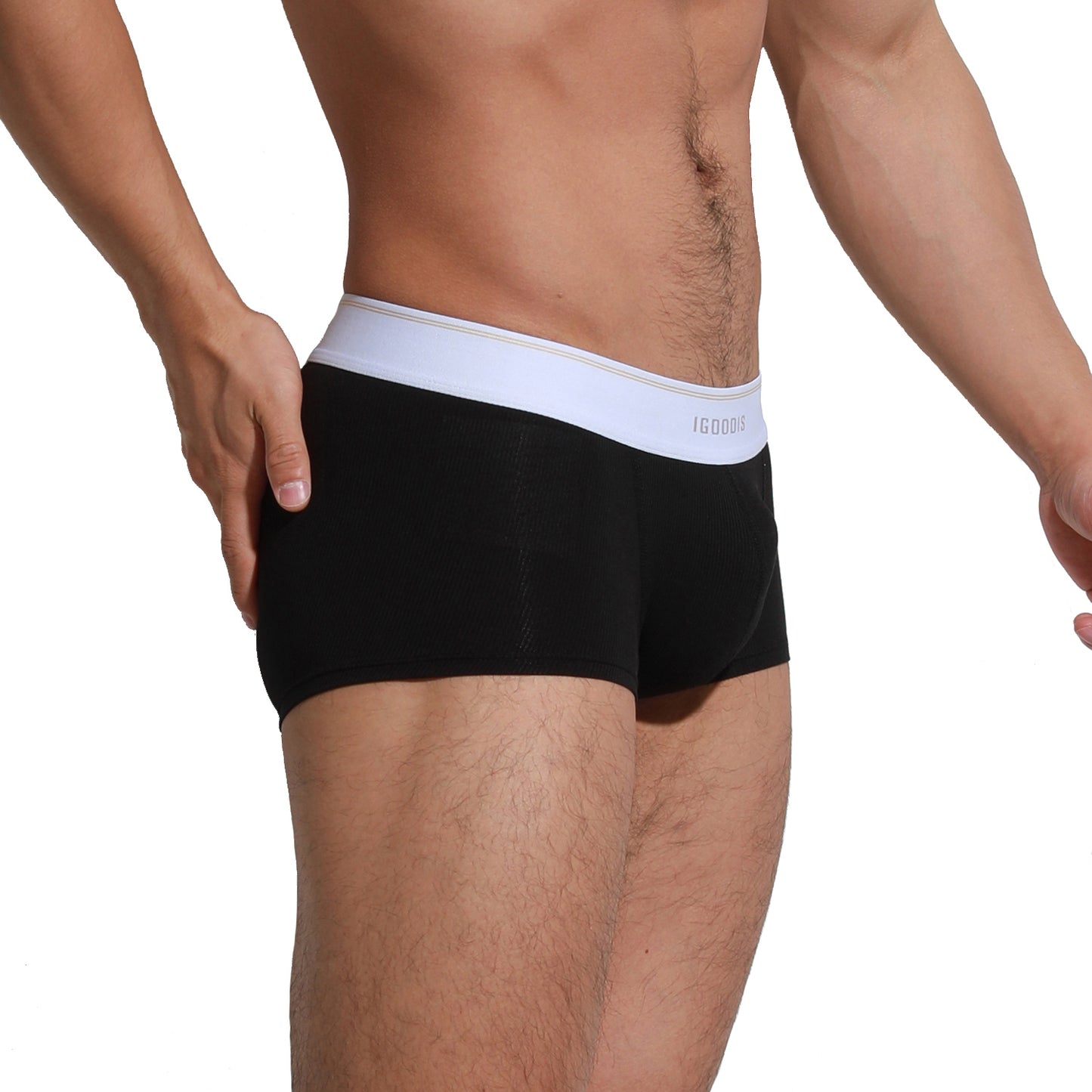 Men's Slim-Fit Underwear - Soft Twill Boxer Briefs   U4003