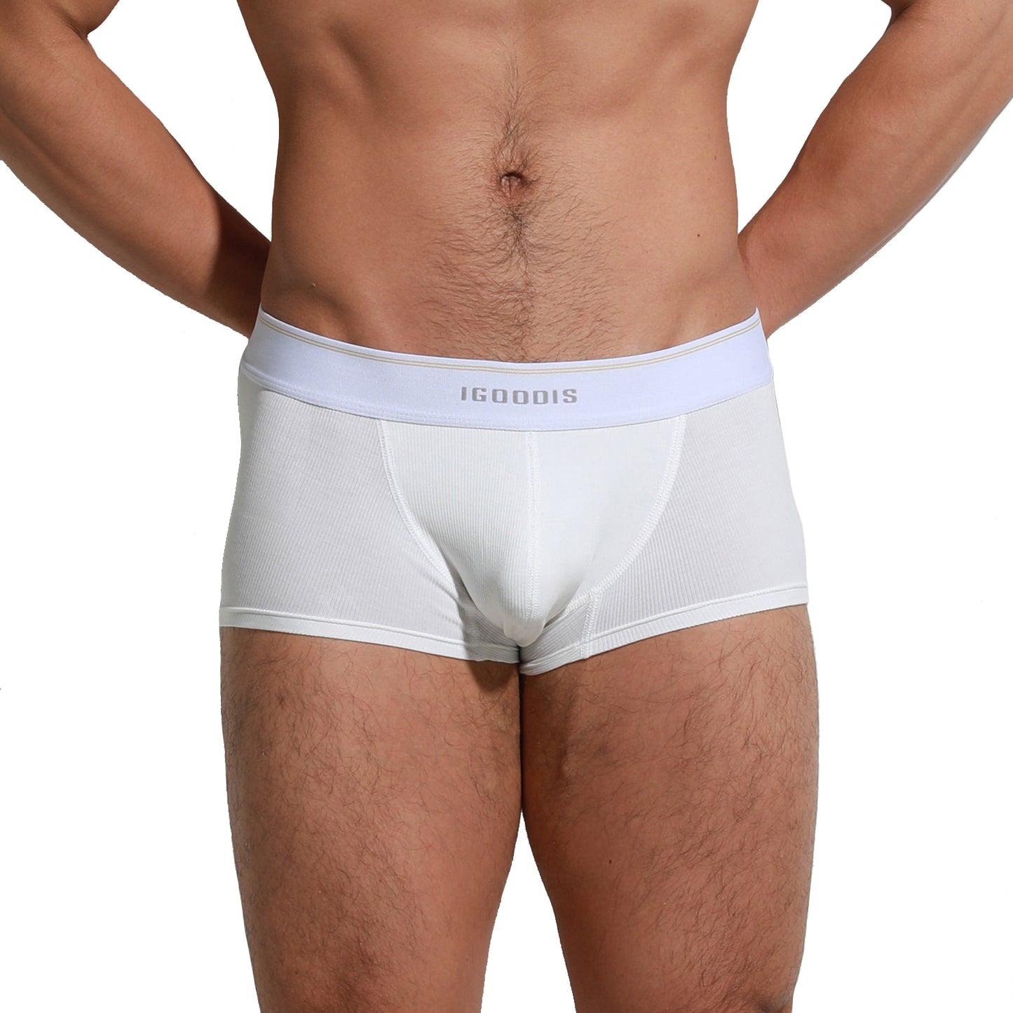 Men's Slim-Fit Underwear - Soft Twill Boxer Briefs   U4003
