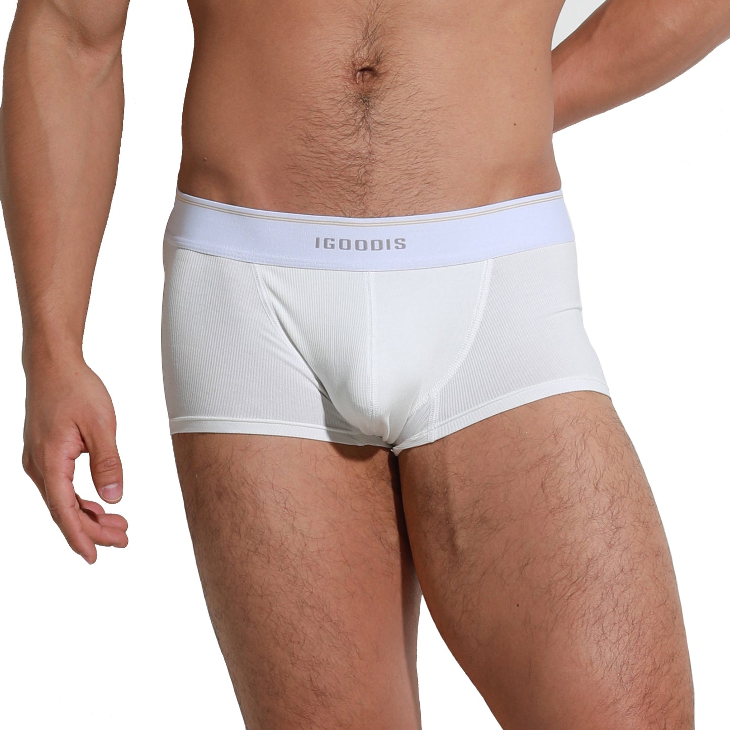 Men's Slim-Fit Underwear - Soft Twill Boxer Briefs   U4003