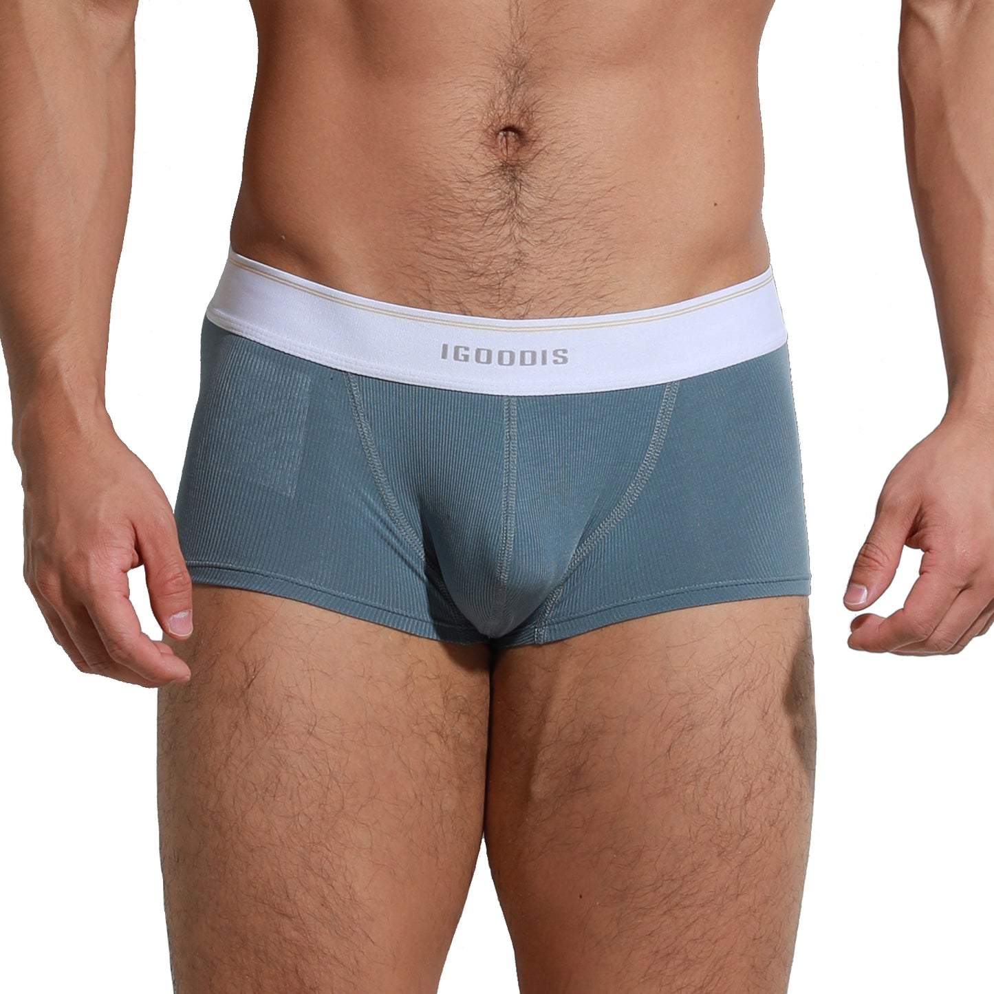 Men's Slim-Fit Underwear - Soft Twill Boxer Briefs   U4003