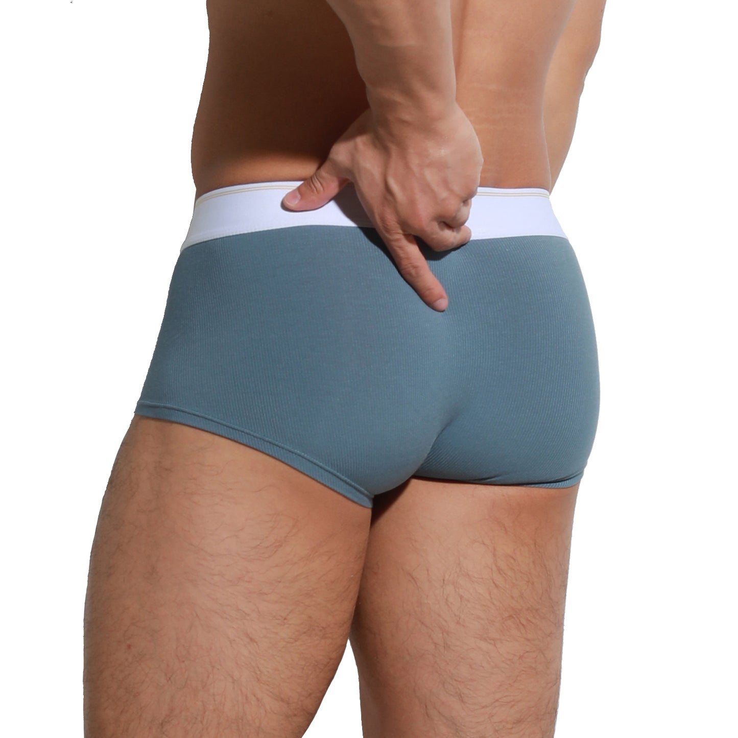 Men's Slim-Fit Underwear - Soft Twill Boxer Briefs   U4003