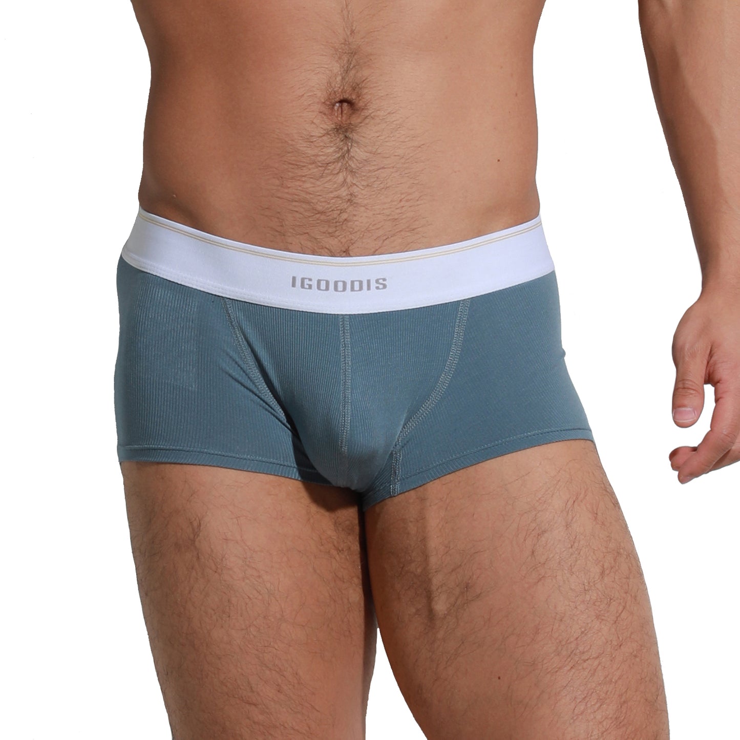 Men's Slim-Fit Underwear - Soft Twill Boxer Briefs   U4003