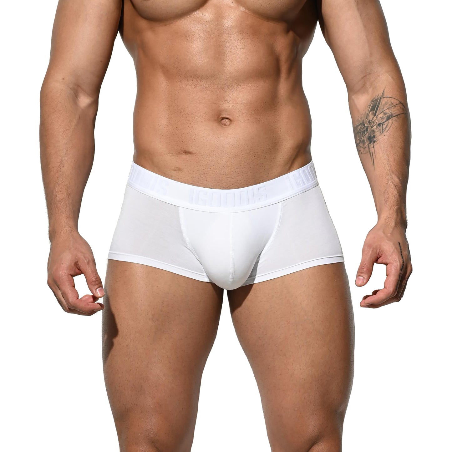 Men's Slim-Fit Boxer Briefs - Soft Lightweight High Elasticity Healthy Fabric Underwear U4101
