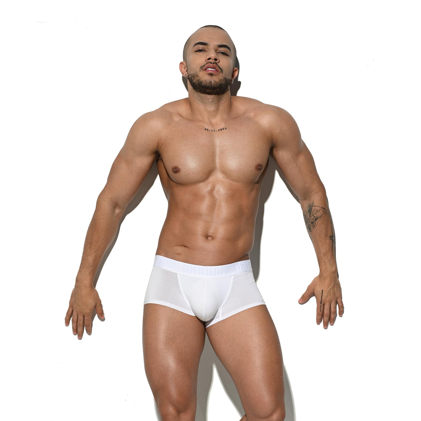 Men's Slim-Fit Boxer Briefs - Soft Lightweight High Elasticity Healthy Fabric Underwear U4101