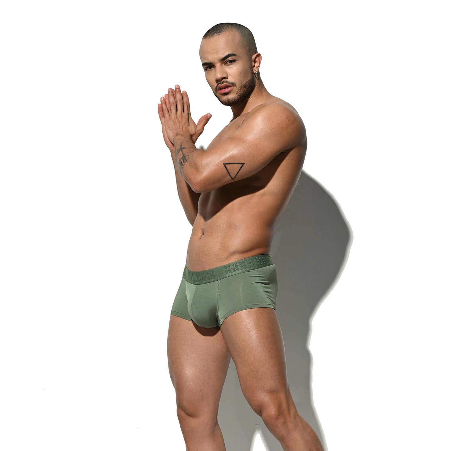 Men's Slim-Fit Boxer Briefs - Soft Lightweight High Elasticity Healthy Fabric Underwear U4101