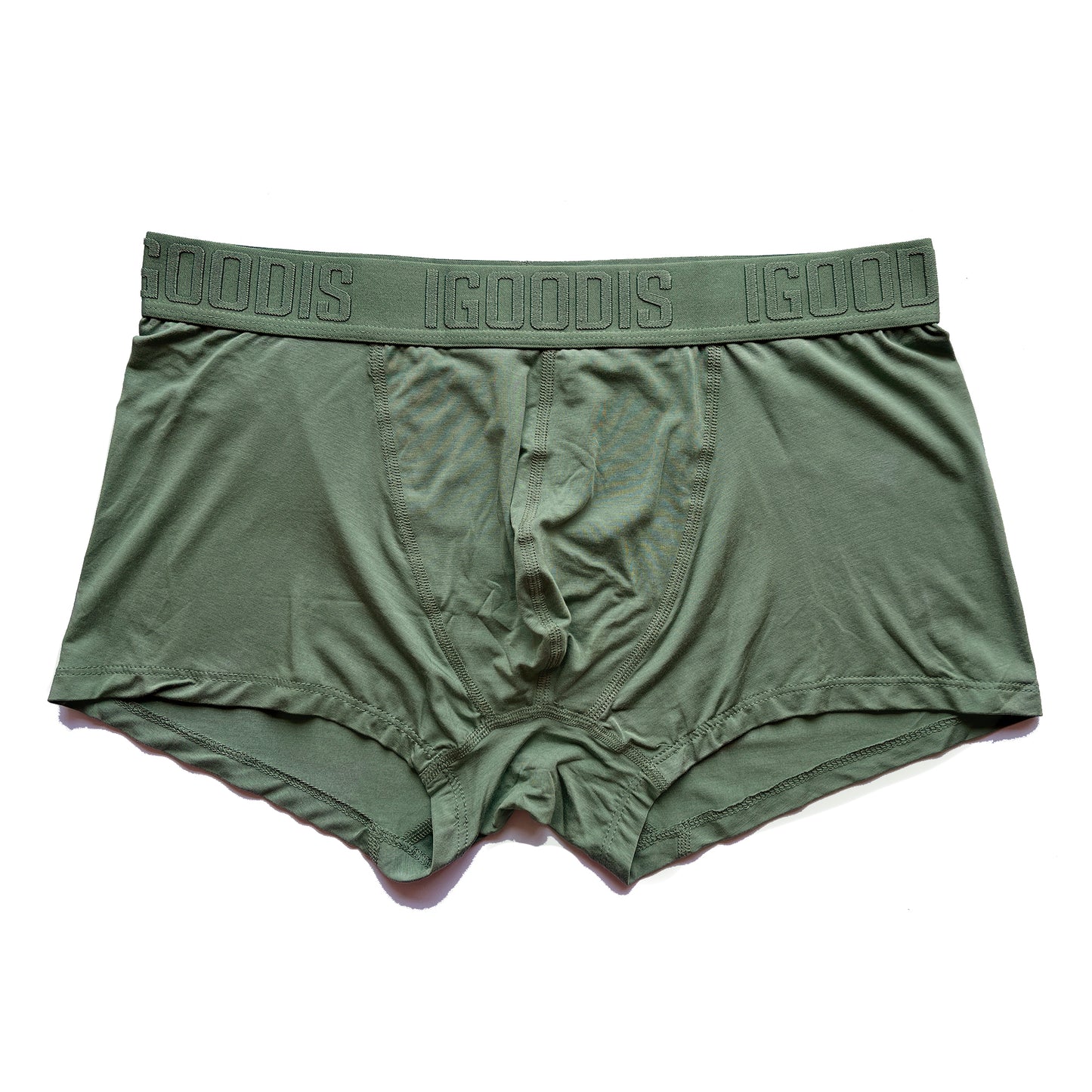 Men's Soft Modal High Elastic U-Pouch Modal Underwear Airy Boxer brief Soft Solid U4116