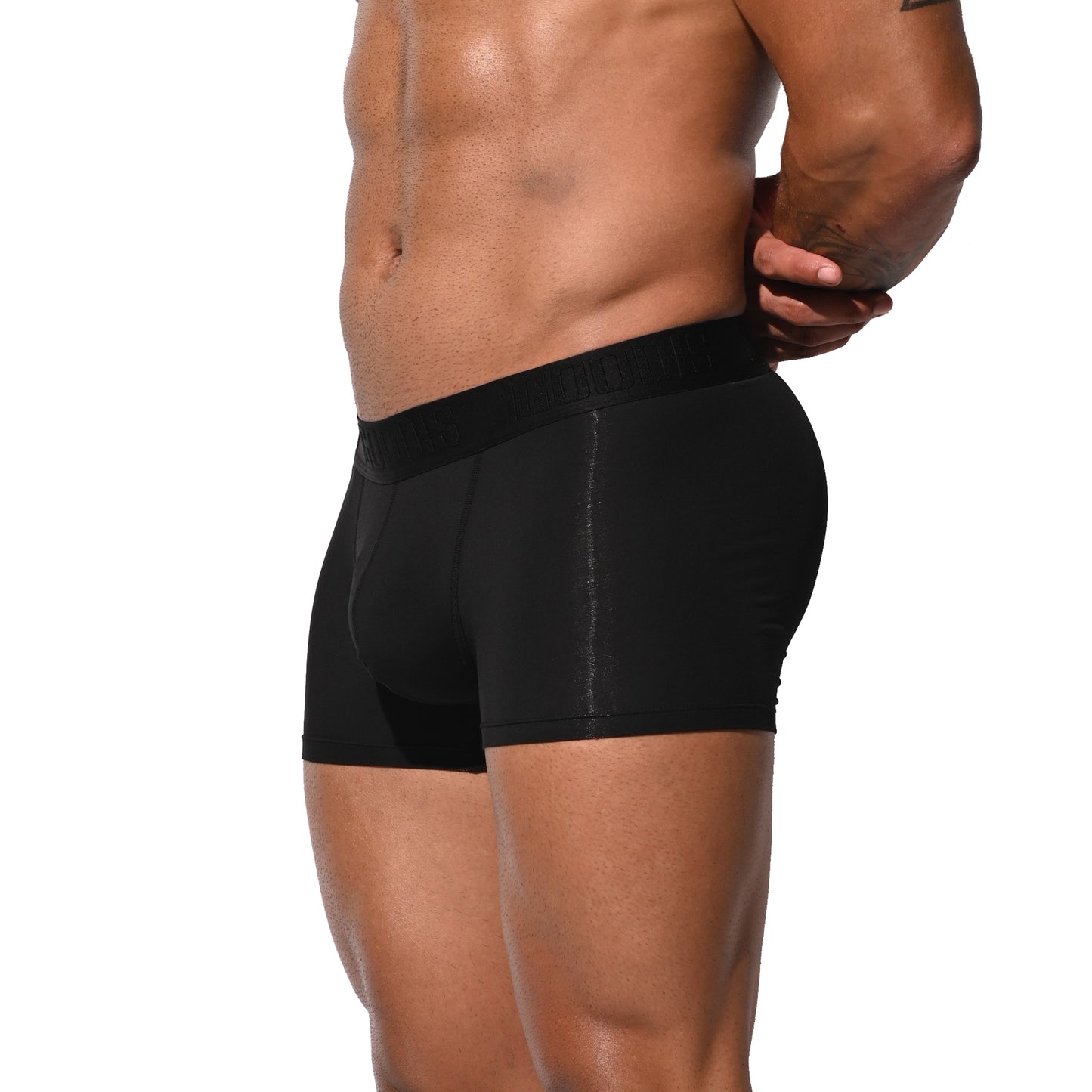 Men's Soft Modal High Elastic U-Pouch Modal Underwear Airy Boxer brief Soft Solid U4116