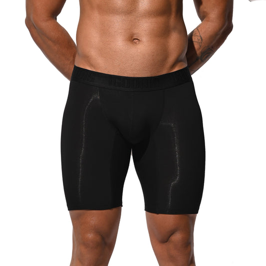 Men's Soft Modal High Elastic U-Pouch Modal Underwear Airy Boxer brief Soft Solid U5120