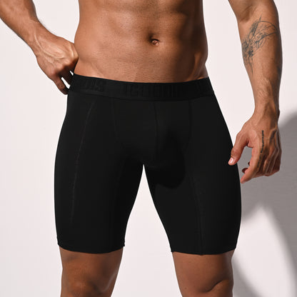 Men's Soft Modal High Elastic U-Pouch Modal Underwear Airy Boxer brief Soft Solid U5120