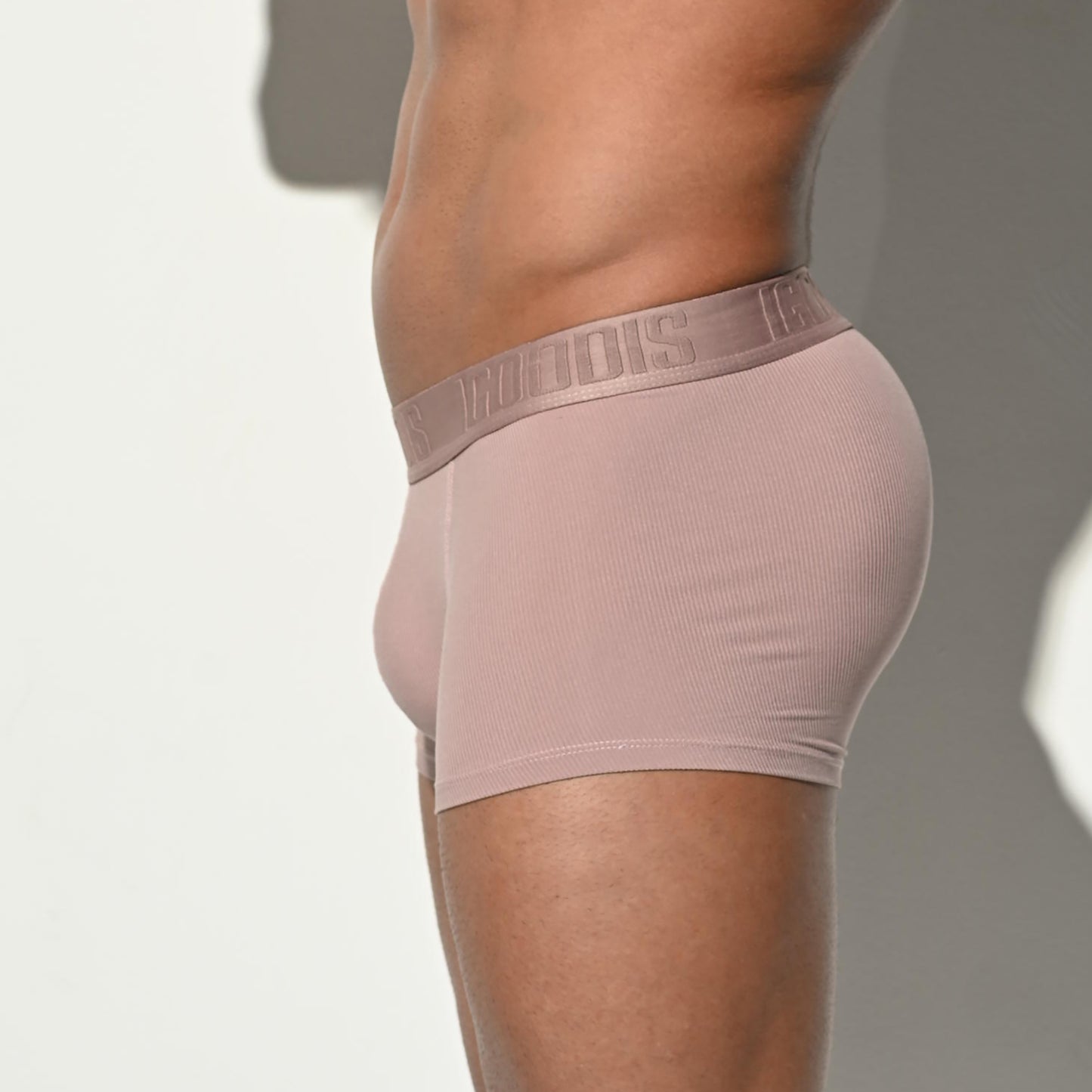 Men's Boxer Briefs - Soft Modal High Elastic Ribbed Underwear with Double-Layer Crotch for Summer U4117