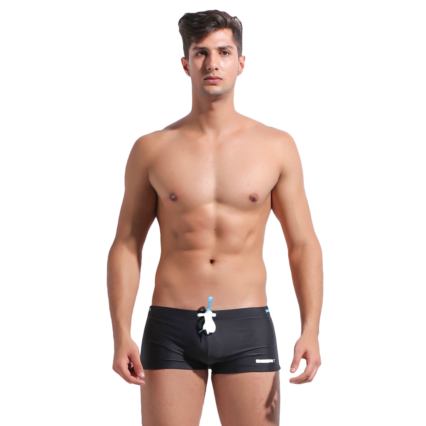 DESMIIT Men's Swimwear Trunks Low waist sexy seaside Professional swimsuit Hot spring shorts S404